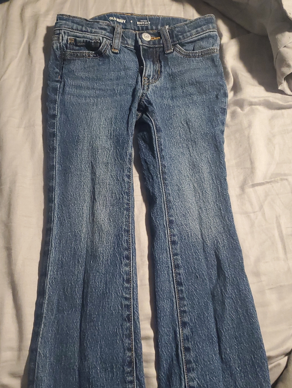 Old Navy Blue Flare Jeans - Classic Stretch Denim